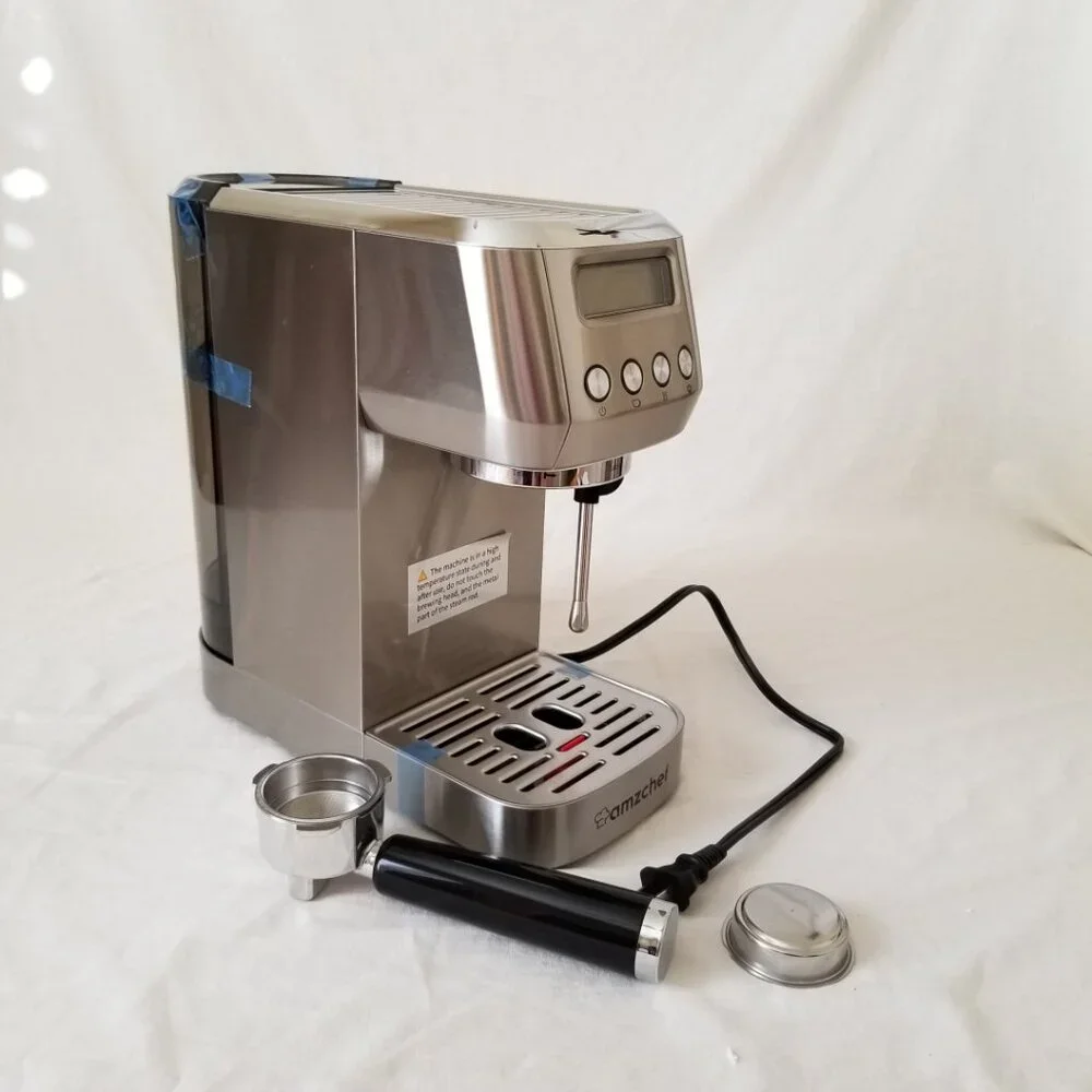 New in Box! Espresso Machine - 20bar, Milk Frother, LCD Control Panel, Adj. Temp - Picture 9 of 16